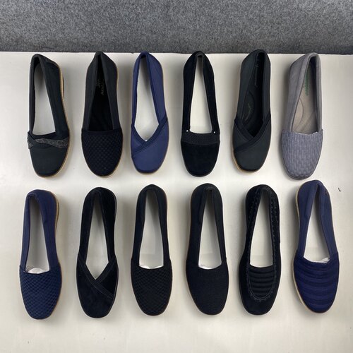 原单外贸美国女士帆布休闲鞋 浅口单鞋略微偏窄41码多款合集 瑕疵