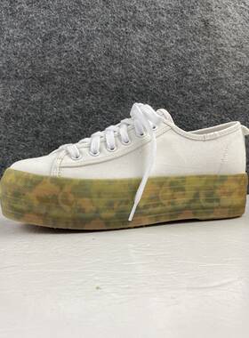 Keds新款女士松糕底帆布运动鞋 小白鞋 板鞋 厚底4厘米左右 1#
