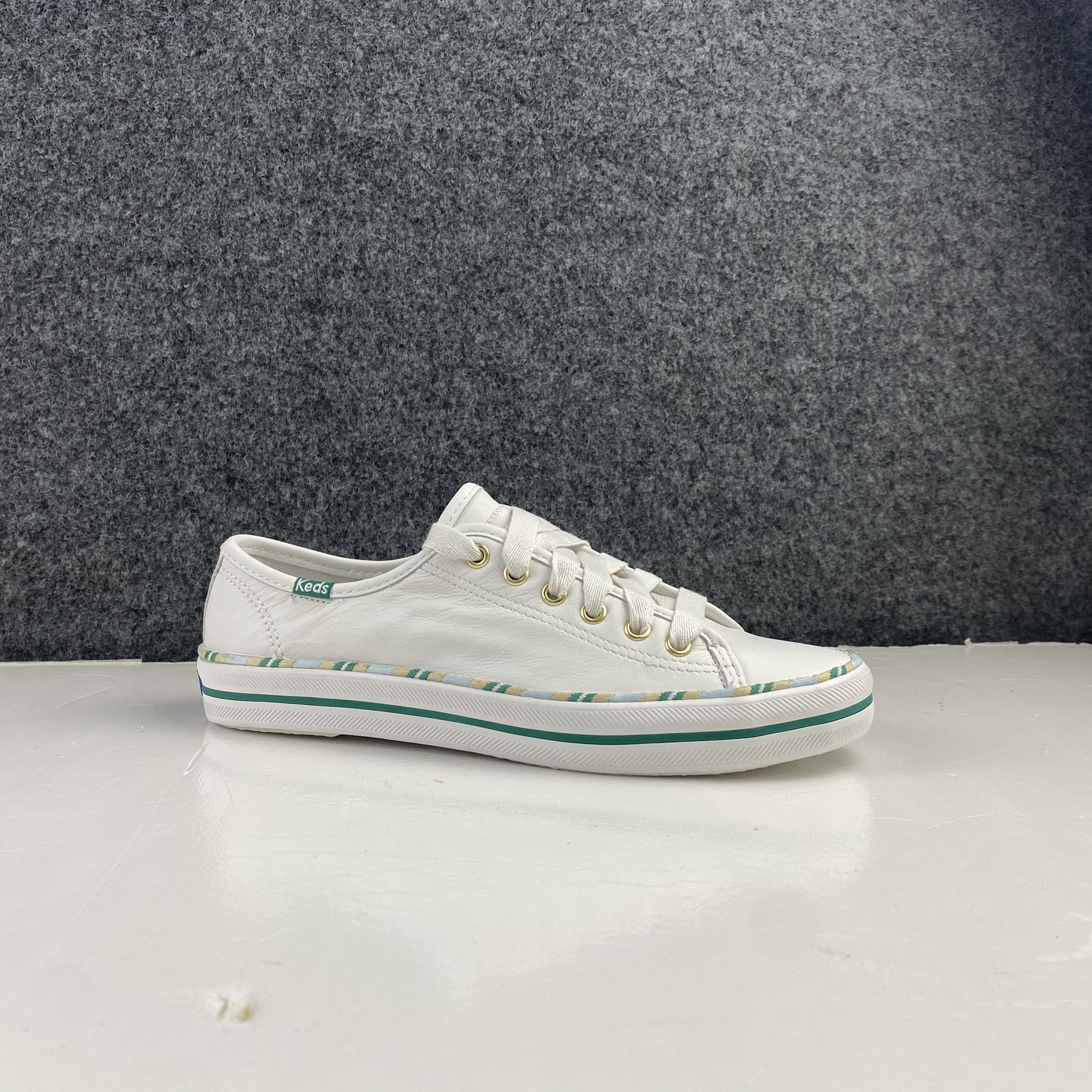 原单美国keds女士软牛皮板鞋 休闲鞋 运动鞋 小白鞋 板鞋微瑕特价