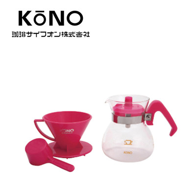 日本kono手冲套装玻璃分享咖啡壶