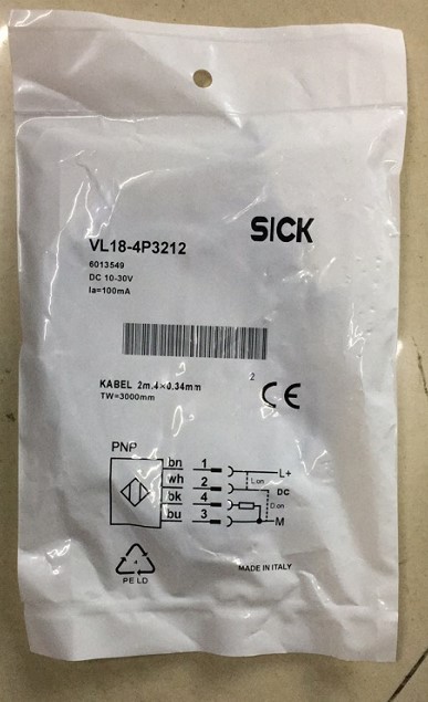 全新SICK西克对射光电开关VS/VE18-4N3212 /4P3212/4P3112/4N3112