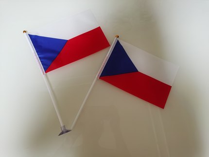 7号8号捷克国旗可开票手摇旗手挥旗捷克小旗子捷克小国旗