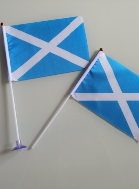 7号8号14*21CM苏格兰国旗可开票苏格兰小国旗手挥旗手摇旗小旗子