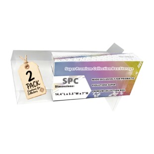 美版PTCG 伊布SPC  Prismatic Evolutions礼盒的透明收藏保护盒