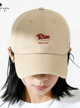 lackpard帽子女轻量户外休闲棒球帽防晒刺绣纯棉帽子显脸小鸭舌帽