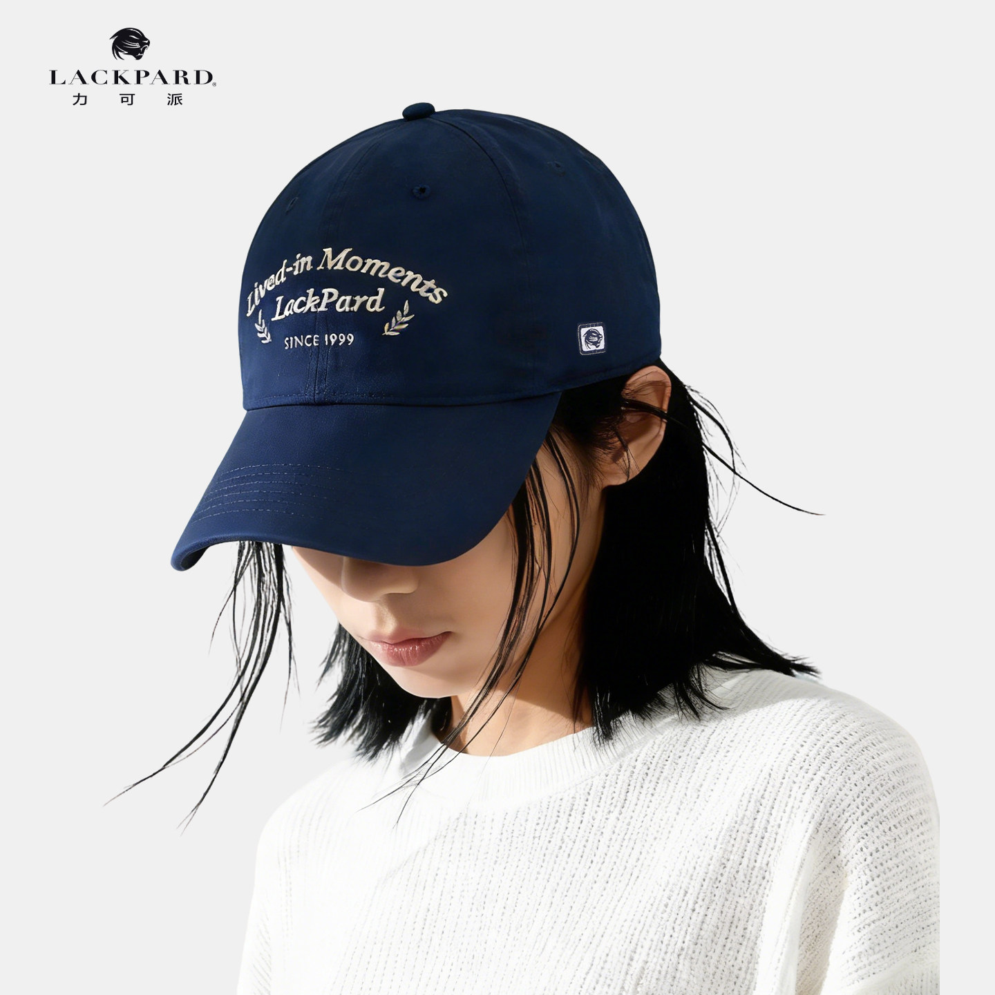 lackpard力可派帽子弹力显脸小便携软顶棒球帽高端百搭春季鸭