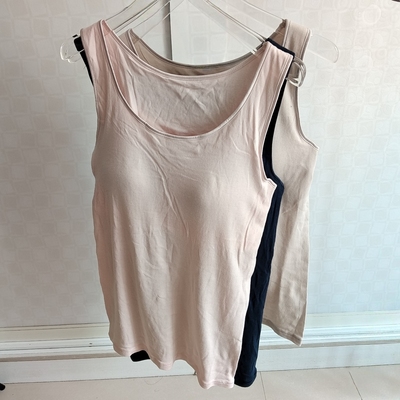 女士背心带胸垫宽带背心无钢圈内衣打底衫女罩杯一体内搭上衣无缝