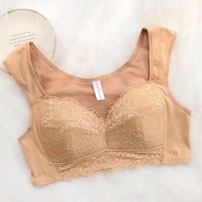 秋冬一体女式纯棉套头背心式文胸