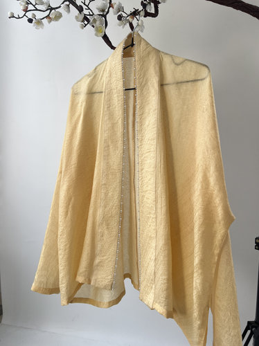 锦上堇瑟四色天丝提花飞机袖