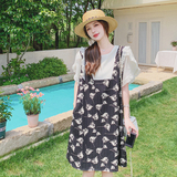 档口现货2025夏泡泡袖碎花连衣裙X401-P105-控158，商品下架区，浙宝256