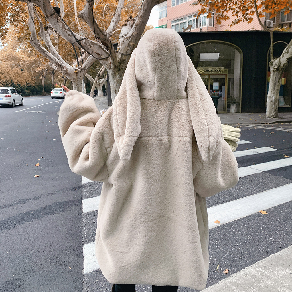 出货中2022冬新兔耳朵兔毛外套服D712-P150-控228里加绒,女装棉衣/棉服,浙宝256