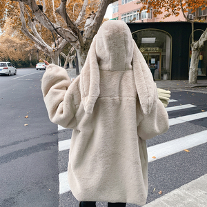 出货中 2022冬新 兔耳朵兔毛外套服 D712-P150-控228里加绒图片
