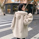 档口现货2023冬新款兔耳朵外套内里加绒D712-P150-控228，女装棉衣/棉服，浙宝256