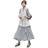 2025春秋新款今年流行轻熟风气质连衣裙西装马甲长裙女，女装连衣裙，浙宝256