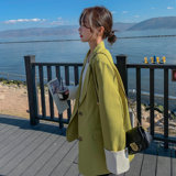 档口现货2026春西装外套袖口配色C166-P120-控198，女装西装，浙宝256