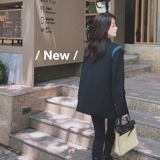 出货中2021秋配色休闲西装黑色Q552-P120-控178，女装西装，浙宝256