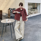 档口已现货2026春短款上衣外套棉Q623-P145-控238，女装短外套，浙宝256