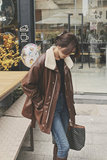 大货2022冬季皮衣羊羔毛女短款外套323-D941-P180-控258不掉毛，女装棉衣/棉服，浙宝256