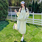 时尚立领棒球服外套花苞裙女夏季法式短款轻薄防晒衣，商品下架区，浙宝256