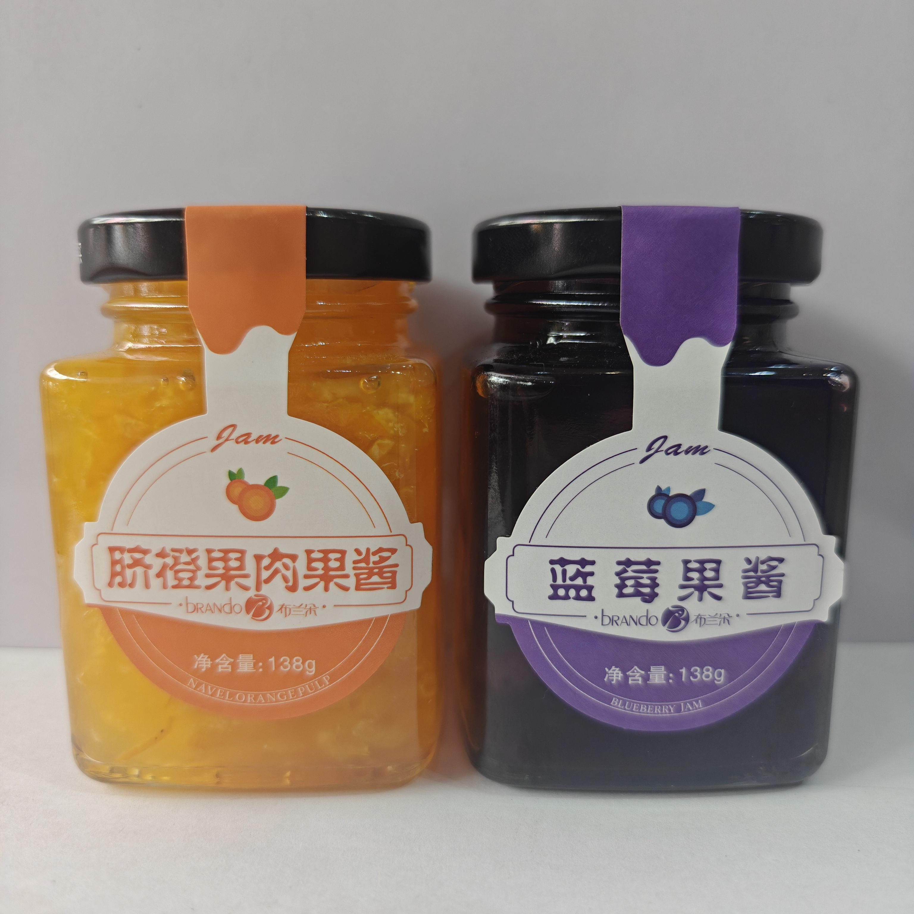 布兰朵果肉果酱面包吐司搭档，冰果酱/鲜花酱/甜味酱