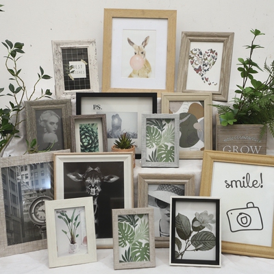 孤品集合--外贸复古家居装饰品铁艺木质工艺相框摆台摄影道具摆件