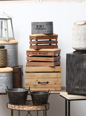 孤品集合--摩洛哥风复古家居庭院装饰品铁艺仿铜园艺杂货花盆摆件