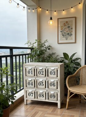 超特价！出口外贸原单美式工业风复古铁艺家具9斗柜家居花园柜子