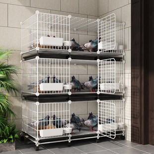 鸽子笼家用铁艺特大号养鸽子专用笼巢箱柯尔鸭养殖配对笼鸽舍鸽笼