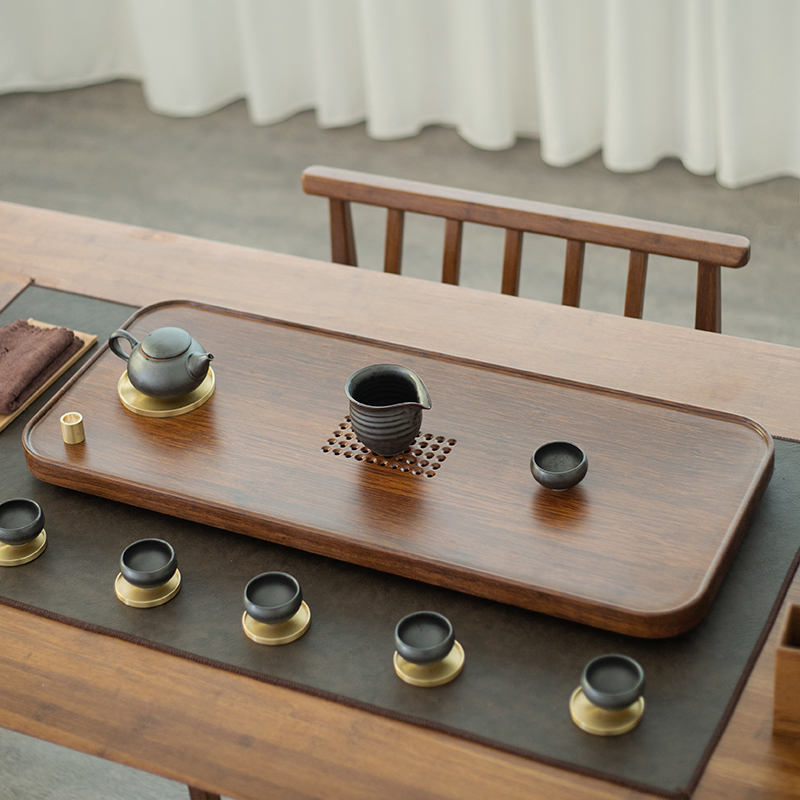 实木茶盘茶具家用托盘茶台日式