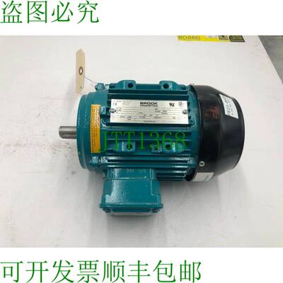 原装供应BROOK CROMPTON WU-DA80ME4-C 交流电机 3PH .75 1700RPM