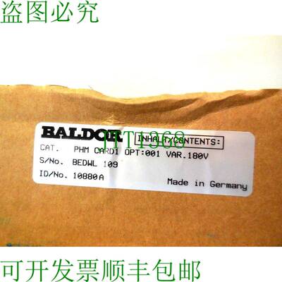 原装供应 BALDOR 10880A-001 电脑板 PHM CARD1 10880A001