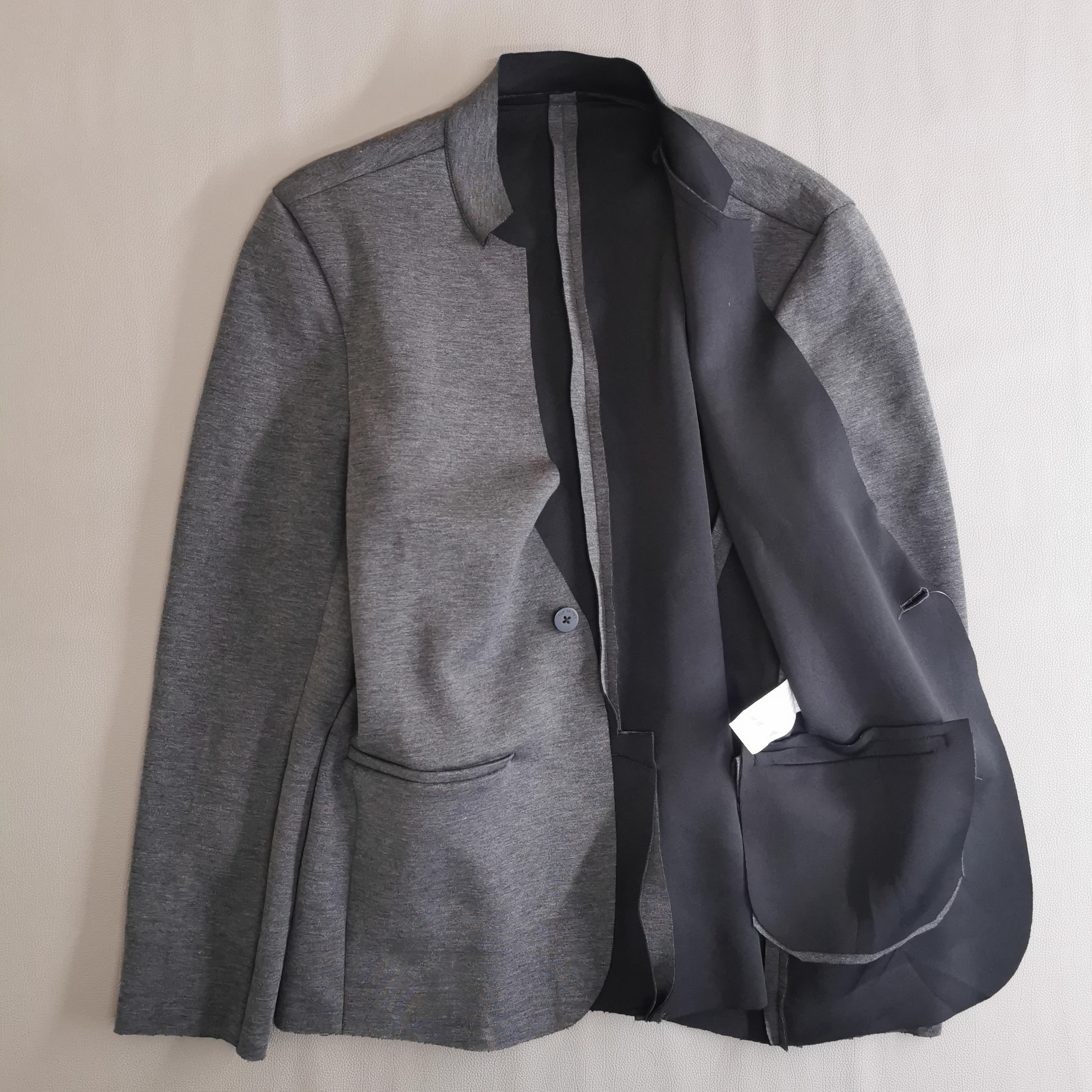 美国top*sec全新太空棉西装男士单西服上衣标准版微修身外贸尾货