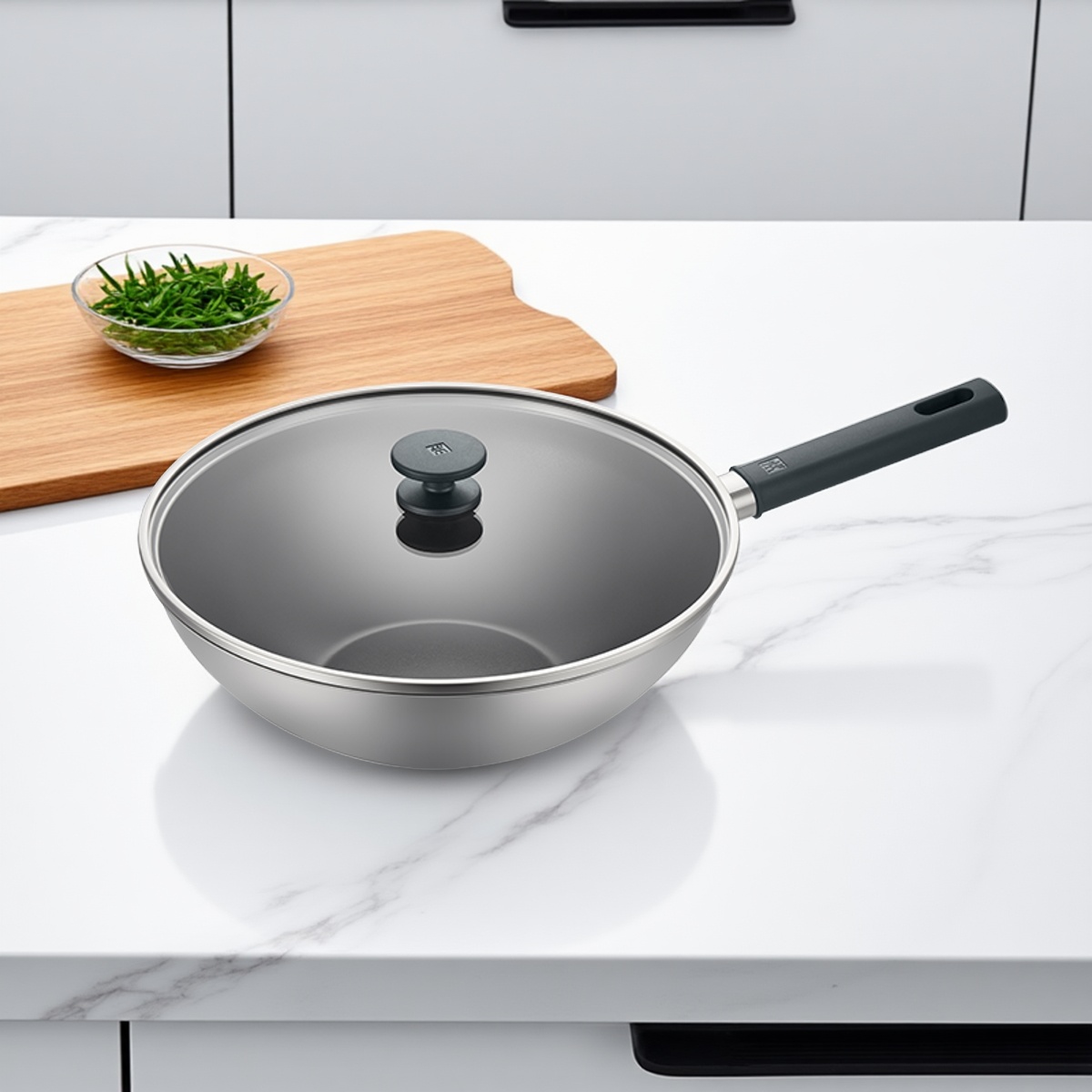 双立人SilverTi银光钛系列炒锅