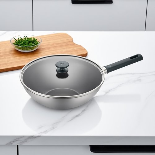 双立人SilverTi银光钛系列炒锅