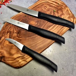 德国进口双立人Grip系列果蔬小刀套装 不锈钢雕刻刀水果刀切片刀