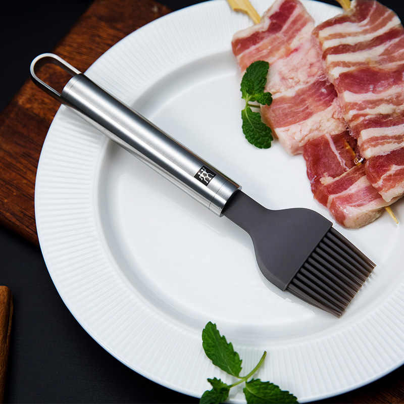 德国进口双立人Pro系列烧烤刷糕点刷油刷不锈钢手柄硅胶刷头