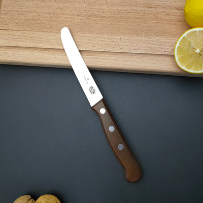 进口维氏VICTORINOX不锈钢番茄刀水果刀蔬果刀锯齿刀雕刻刀小刀