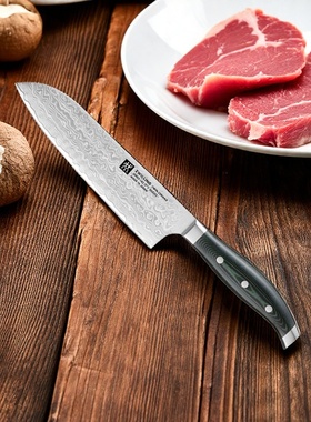 德国进口双立人大马士革三德刀Cermax系列主厨刀多用刀日式厨刀