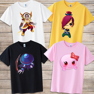梦幻西游剑侠客巨魔王鬼将吸血鬼狂豹衣服T恤短袖 梦幻西游周边