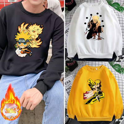 火影忍者NARUTO卫衣加绒宽松六道