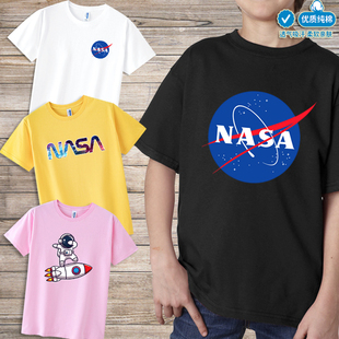 NASA宇航员美国航空航天局T恤夏男女火星救援同款联名短袖衣服