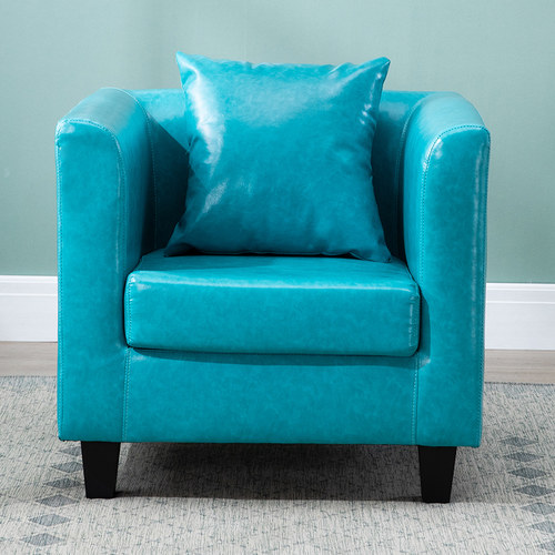 北欧风网咖奶茶店围椅组合沙发