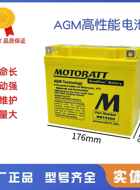GT20-3电瓶适用川崎310 300水耗子SX-R1500 800 JETSKI摩托艇电池