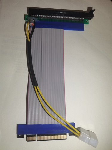 PCIE8X转16X延长线 PCIE显卡转接线 PCIE8X 3.0高速 外接供电