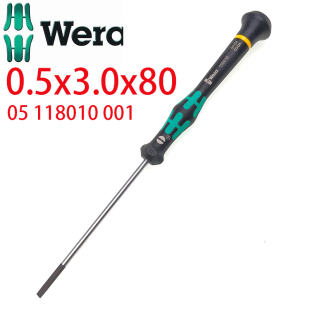 1.5 2.5 WERA德国维拉精密型一字螺丝批起子2035 3.5 1.2