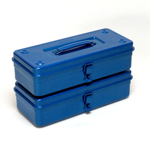 日本东洋TOYO扁平铁板工具箱手提收纳箱T-190 320 350 360 410