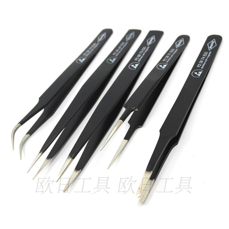 KNIPEX凯尼防静电精密镊子德国