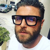 方形大框老花镜复古老花眼镜老花镜男高清厚框老人长方形结实镶钻