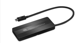 总代 SSD OWC EXPRESS雷电3接口M.2NVMe 免驱外接硬盘盒 ENVOY