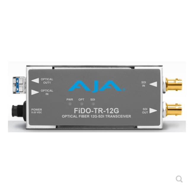 AJA FiDO-TR-12G 1-Channel 12G-SDILC Single-Mode LC Fiber Tra